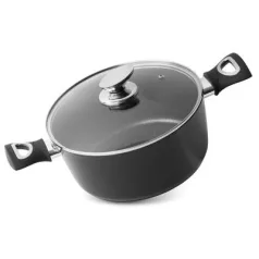 Lábas Magichome Black Line, 24 cm