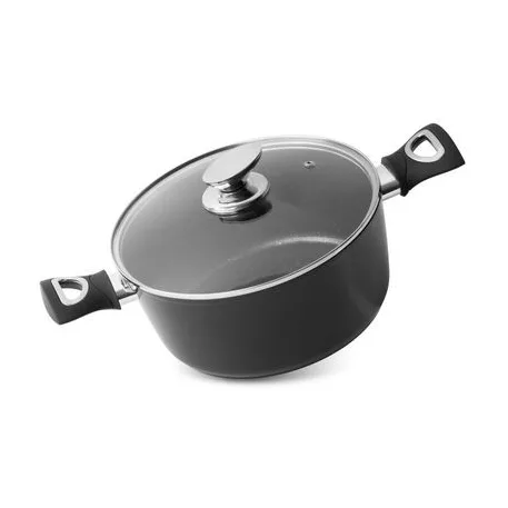 Lábas Magichome Black Line, 24 cm