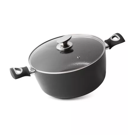 Lábas Magichome Black Line, 28 cm