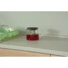 Teáskanna Magichome Tp003, 1.5 L, Üveg/Pp/Acél