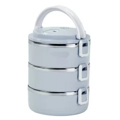 Ételhordó Magichome Lb933, 3 Részes, 1.5 L, Kék