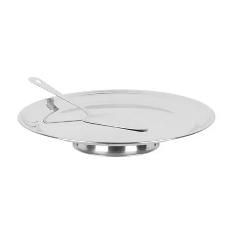 Tortaállvány MagicHome, 32 cm, adagoló, 26,5 cm, rozsdamentes acél