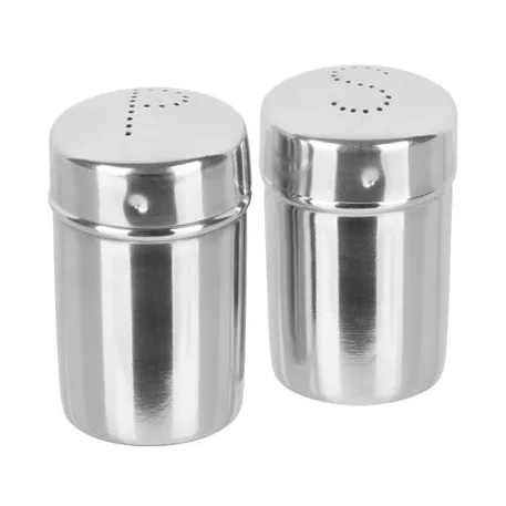 Só és bors készlet 5,5 x 9 cm, rozsdamentes acél