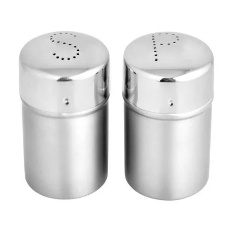 Só és bors készlet 5,5 x 9 cm, rozsdamentes acél