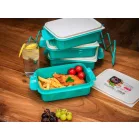 Ételhordó MagicHome CS336, 4 részes, 4 x 1 l, PP/PE