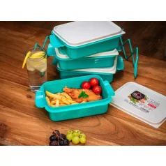 Ételhordó MagicHome CS336, 4 részes, 4 x 1 l, PP/PE