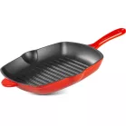 MagicHome Castora line serpenyő, grillező, zománcozott öntöttvas, 270x270x45 mm