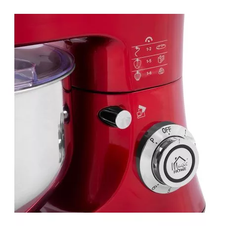 Konyhai robotgép MagicHome, Lenotre, 1000 W, 230 V, 3 az 1-ben, piros-fekete