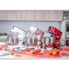 Konyhai robotgép MagicHome, Lenotre, 1000 W, 230 V, 3 az 1-ben, piros-fekete