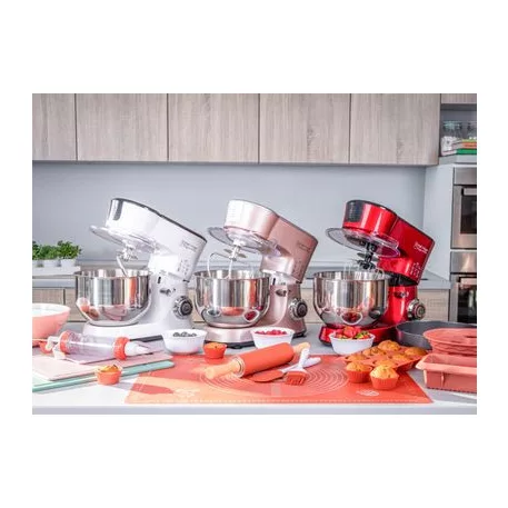 Konyhai robotgép MagicHome, Lenotre, 1000 W, 230 V, 3 az 1-ben, piros-fekete