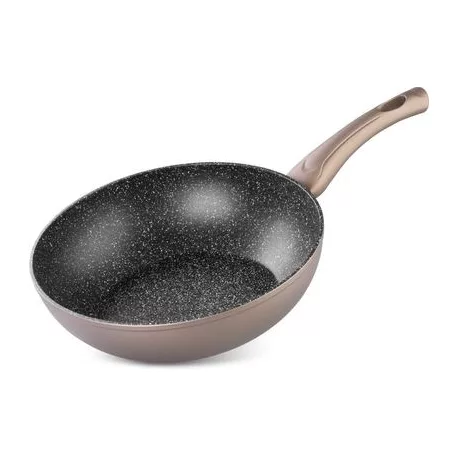 Serpenyő Wok MagicHome Coffee Brown Line, 28 cm