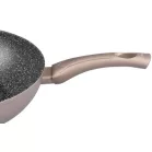 Serpenyő Wok MagicHome Coffee Brown Line, 28 cm