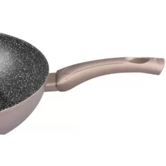 Serpenyő Wok MagicHome Coffee Brown Line, 28 cm