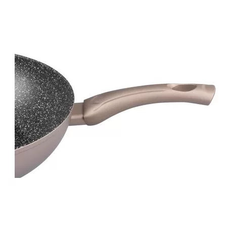 Serpenyő Wok MagicHome Coffee Brown Line, 28 cm