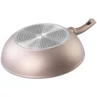 Serpenyő Wok MagicHome Coffee Brown Line, 28 cm