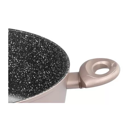 MagicHome Coffee Brown Line fazék, 24 cm, 4,0 l, fedéllel