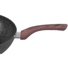 Serpenyő Wok MagicHome Black Marble Line, 28 cm