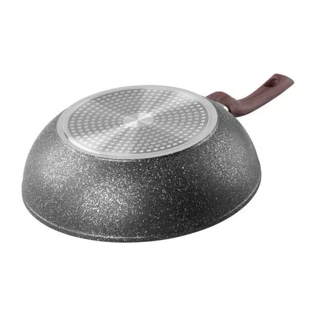Serpenyő Wok MagicHome Black Marble Line, 28 cm