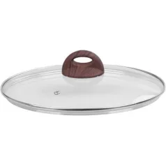 Fedő MagicHome Black Marble Line, 28 cm