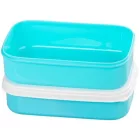 Ételhordó MagicHome, szögletes, 1 l, villaval/kanállal, 2 részes, 20,8 x 13,5 x 12,4 cm