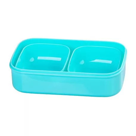 Ételhordó MagicHome, szögletes, 1 l, villaval/kanállal, 2 részes, 20,8 x 13,5 x 12,4 cm