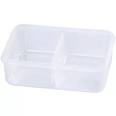   Ételhordó MagicHome, szögletes, 1,5 l, villaval és csatornával, 2 rekesszel, 22 x 15,2 x 7,6 cm