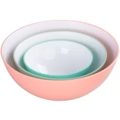 Salátástál MagicHome, 0,6/1,5/3 l, 3 db-ból álló szett