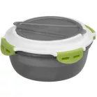 Ételhordó MagicHome, kerek alakú, 1,2 l, villaval/kanállal, 21,1 x 9,7 cm