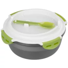  Ételhordó MagicHome, kerek alakú, 1,2 l, villaval/kanállal, 21,1 x 9,7 cm
