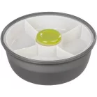 Ételhordó MagicHome, kerek alakú, 1,2 l, villaval/kanállal, 21,1 x 9,7 cm