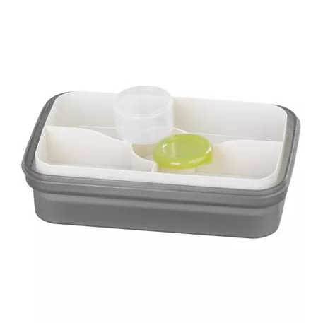 Ételhordó MagicHome, szögletes, 1,2 l, villaval/kanállal, 23 x 15 x 8,8 cm