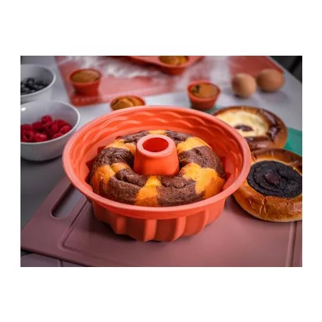 MagicHome, Kuglóf sütőforma, gömb alakú, szilikon, pyro 23 x 8,5 cm