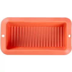 MagicHome, Kenyér sütőforma, szilikon, piros 24 x 12,5 cm