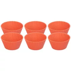   MagicHome,  Muffin sütőforma, szilikon pyro, 6 db-os  6,5 x 6,5 x 3 cm