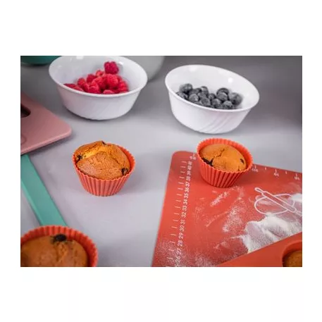 MagicHome,  Muffin sütőforma, szilikon pyro, 6 db-os  6,5 x 6,5 x 3 cm