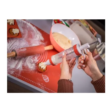 MagicHome cukrász díszítőpisztoly, zsákokkal 28 x 9,5 cm