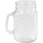 MagicHome üvegpohár szívószállal, színes tetővel, 480 ml