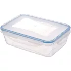 Ételhordók MagicHome, négyzet, Clip, 3db-os szett, 15,5x21,5x7,5 cm