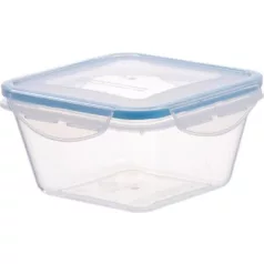   Ételhordók MagicHome, négyzet, Clip, 3db-os szett, 0,6 lit., 13,5x13,5x7,5 cm