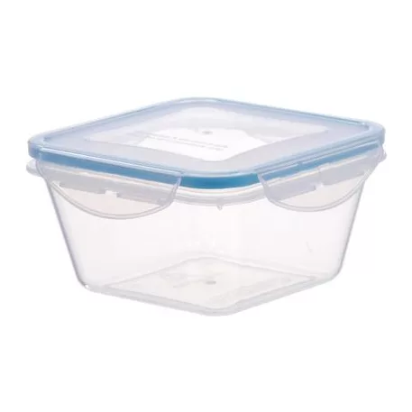 Ételhordók MagicHome, négyzet, Clip, 3db-os szett, 0,6 lit., 13,5x13,5x7,5 cm