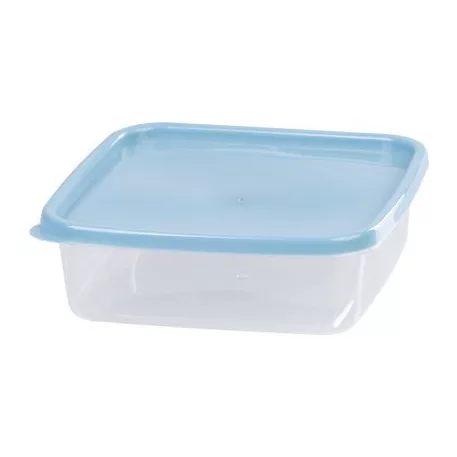 Ételhordók MagicHome, négyzet, Clip, 4db-os szett, 1 lit., 17,7x17,7x5,8 cm