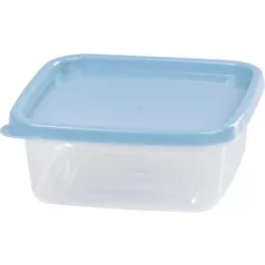   Ételhordók MagicHome, négyzet, Clip, 4db-os szett, 0,6 lit., 14,3x14,3x5,8 cm