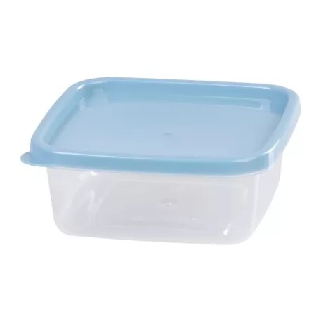 Ételhordók MagicHome, négyzet, Clip, 4db-os szett, 0,6 lit., 14,3x14,3x5,8 cm