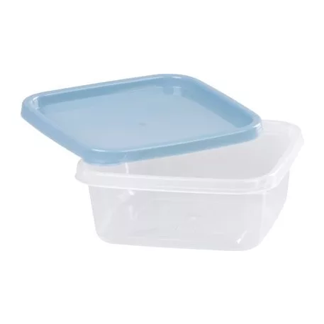 Ételhordók MagicHome, négyzet, Clip, 4db-os szett, 0,6 lit., 14,3x14,3x5,8 cm