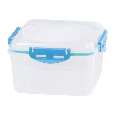 Ételhordók MagicHome, négyzet, Clip, 3db-os szett, 1,2 lit., 17x17x12,6 cm