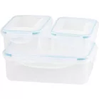 Ételhordók MagicHome, szögletes, hőszigetelt, 3db-os szett, 1,5/2x 0,5 lit.