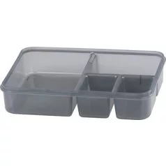   Ételhordó MagicHome, teglalap alakú, rekesszel, 1 lit, 17x23,5x5,5 cm