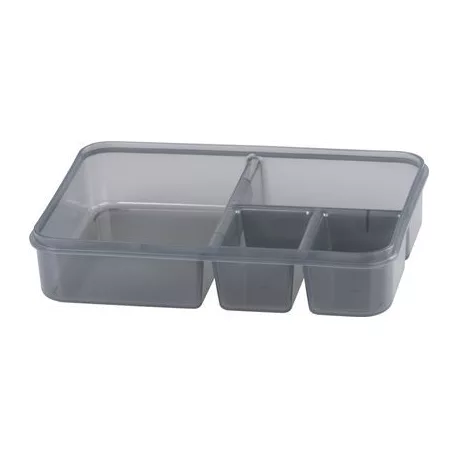 Ételhordó MagicHome, teglalap alakú, rekesszel, 1 lit, 17x23,5x5,5 cm