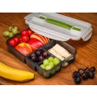 Ételhordó MagicHome, teglalap alakú, rekesszel, 1 lit, 17x23,5x5,5 cm