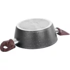 Edény MagicHome Black Marble Line, 20 cm, 2200 ml, fedővel